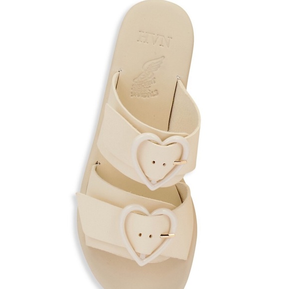 Ancient Greek Sandals Iaso Hearts Leather Wedge Sandals - Picture 2 of 7